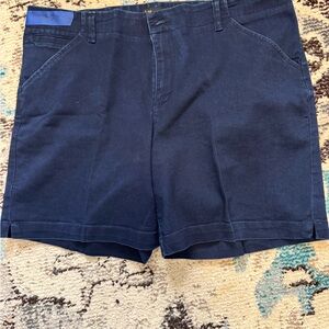 Lee Straight Fit Navy Blue Casual Shorts size 16